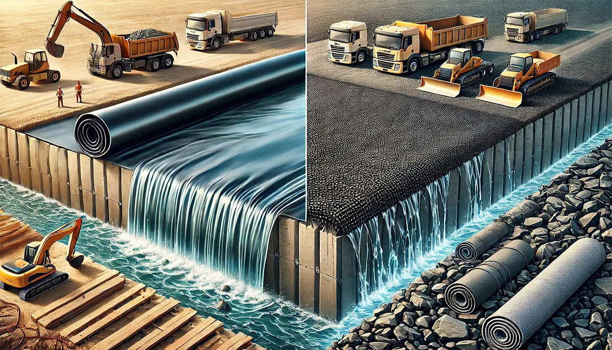 Geotextiles vs. Geomembranas: Diferencias y Usos en la Ingeniería